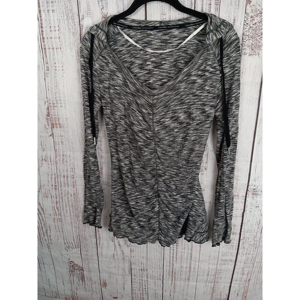 Calvin Klein sweater Women’s Large Gray hoodie Pullover